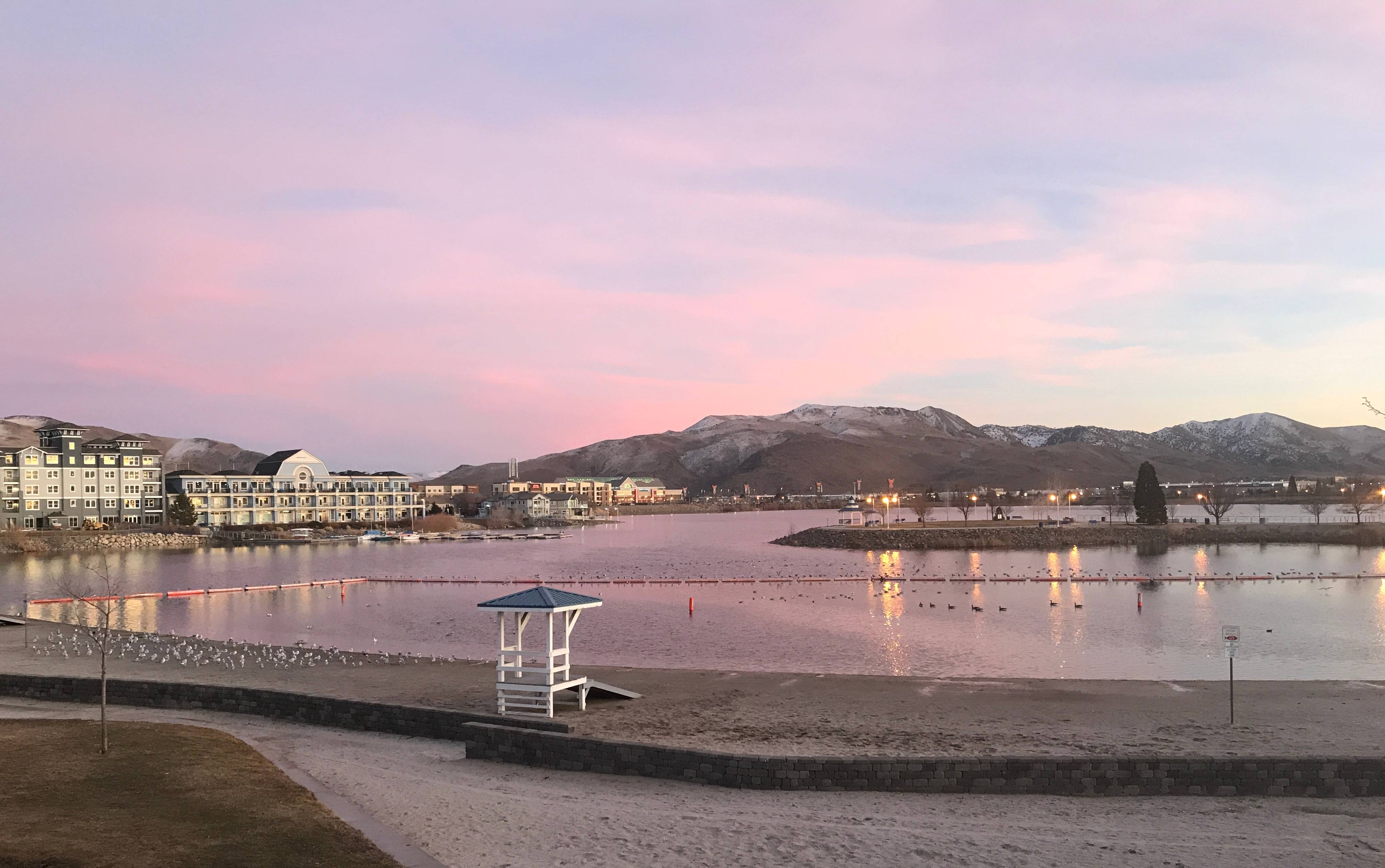 Sunrise at the Sparks Marina